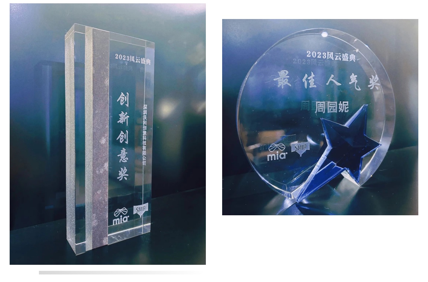 沃利創(chuàng)意榮獲2023多媒體行業(yè)風云盛典雙料大獎